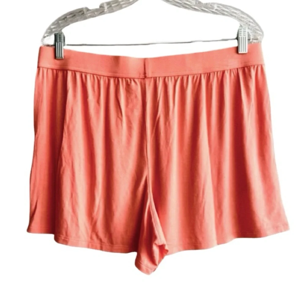 Sonoma 2 Piece Pajama Loungewear Set Camisole & Shorts Orange Size L/XL